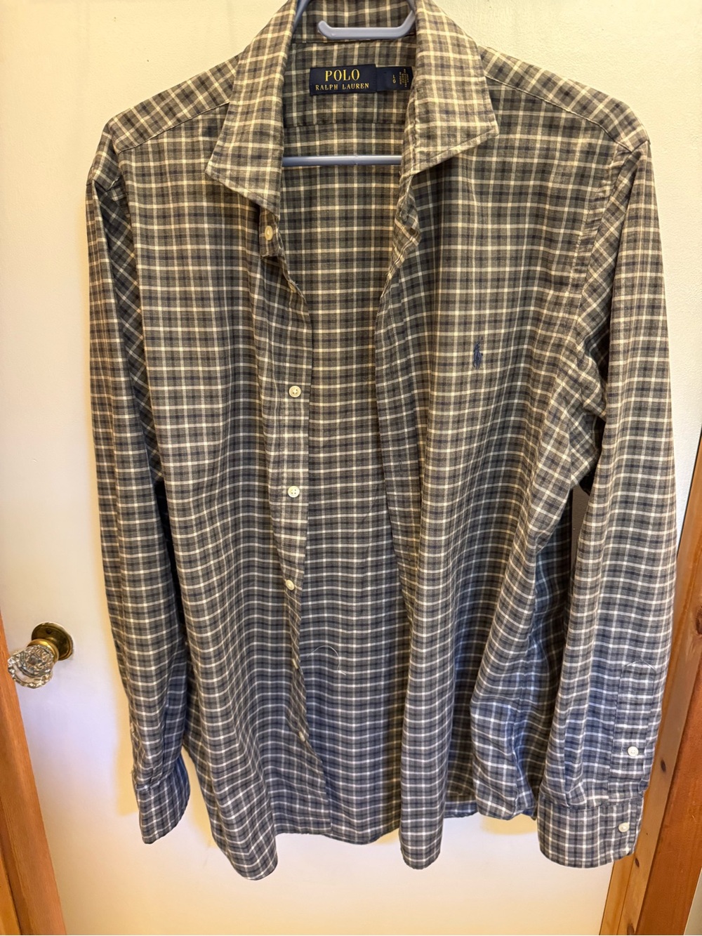 Polo by Ralph Lauren Men's Green Plaid Button-Up Shirt